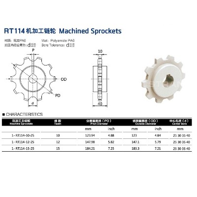 RT114機加工主動輪